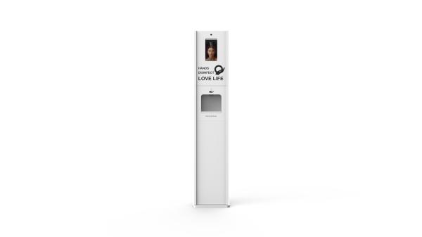 Intelligent Face Recognition Thermal Temperature Check Device Employee Door