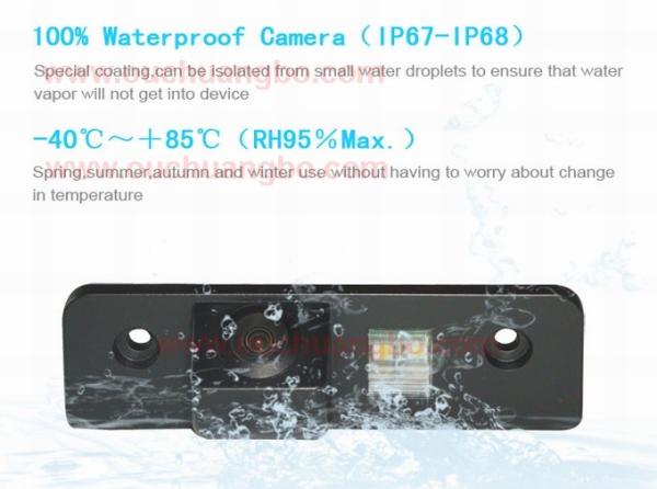 Ouchuangbo 170°super wide angle waterproof car rear view camera for Skoda