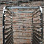 304 Stainless Steel Aluminum Bakery Rack Trolley Storage Food Turnover Vehicle