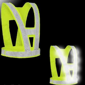 Wholesale Sanitation LED Reflective Traffic Light Emitting PPE Safety Wear Vest from china suppliers
