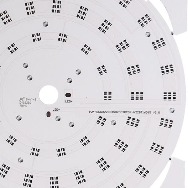 Ultra Thin 1.3mm LED Aluminum PCB Single Sided Aluminum Base