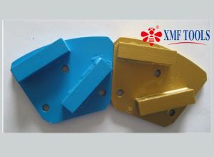 Wholesale 100mm 4 Inch Diamond Cup Wheel , Wedge Double Row Cup Wheel Blue Yellow from china suppliers