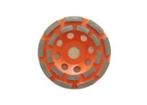 Wholesale Orange Sintered 4.5 Inch Diamond Grinding Wheel Double Row MPA Listed from china suppliers