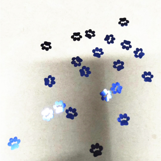 Cartoon Dog Paw Glitter Shaped Silicone Decoration Fashionable for Chinese Year Bag Decoration