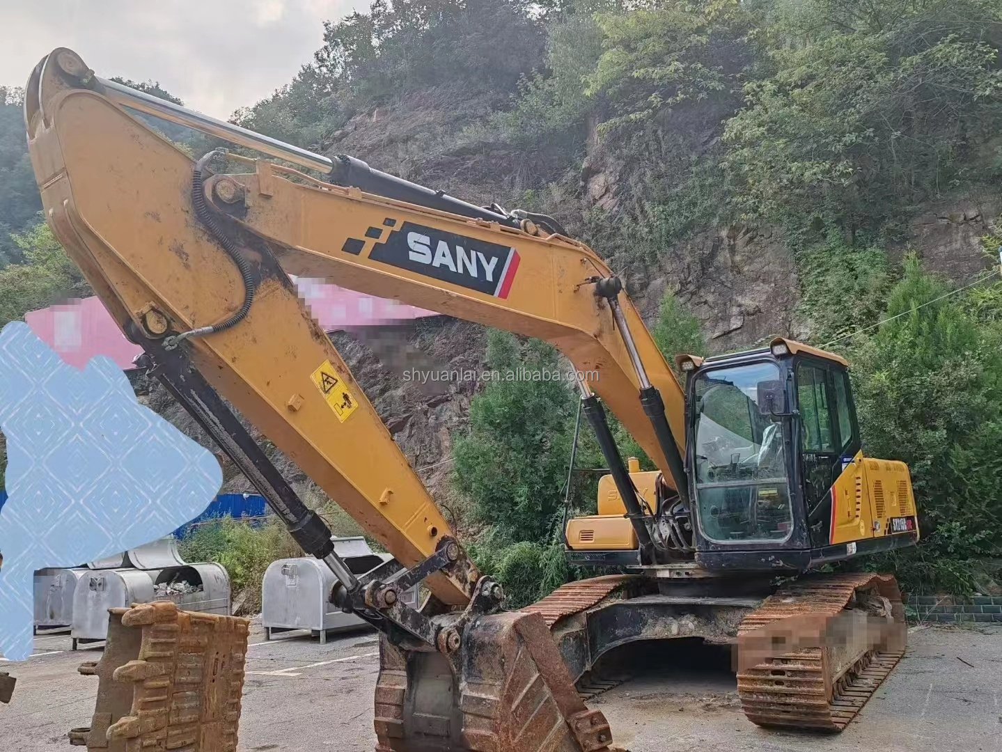 Sany SY215 Excavator 114KW Power 0-2000 Working Hours Next Generation Design