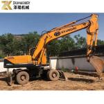 21 Ton Second Hand Mini Digger R210W-9 Used Wheel Excavator