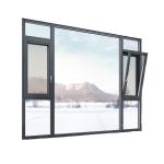 304 Stainless Steel Mesh Screen Window Aluminium Casement Windows With Thermal