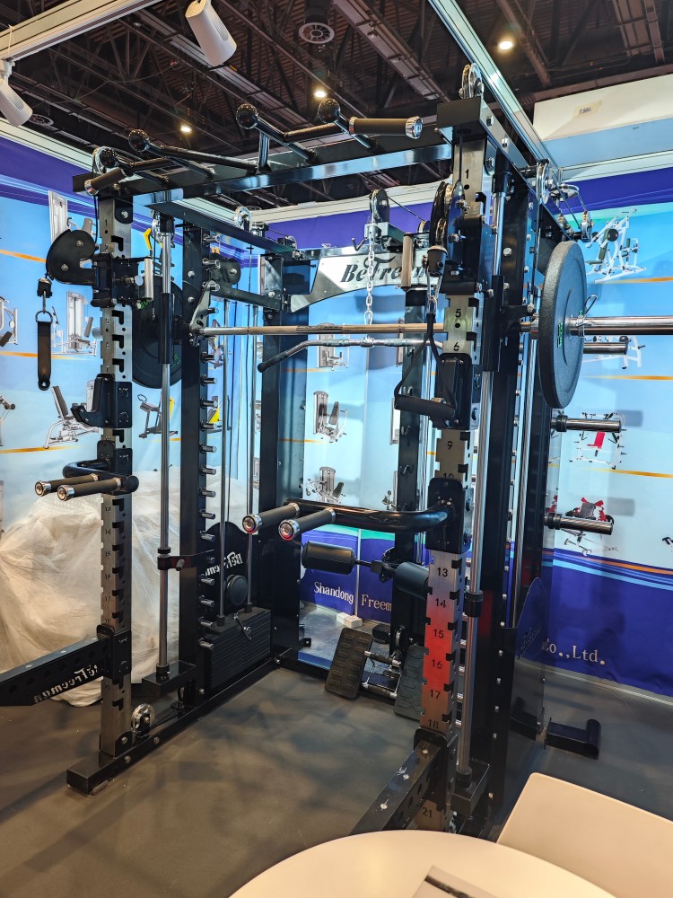 Complete Strength Training System: Power Cage, Squat Rack, and Multi-Functional Smith Machine