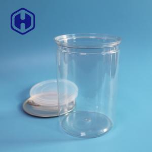 Wholesale Aluminum Lid 1000ml Disposable PET Plastic Food Cans Popcorn Packaging from china suppliers