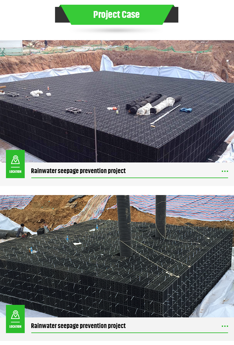1000*500*500MM Underground Attenuation Tanks for Rainwater Collection and Infiltration