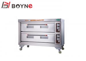China Six Trays Two Deck Electric Bread Oven , 380V Commercial Kitchen Ovens For Bread Baking on sale
