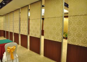Wholesale Veneer Hotel Moveable Wall Partitions , Sound Proof Interior Door from china suppliers