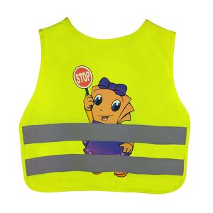 Wholesale Childrens Reflective Vest Cycling Hi Vis Jackets Vest Cartoon Kids School Wear Breathable from china suppliers