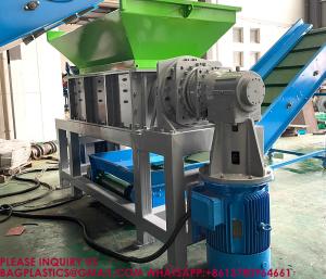 Wholesale Plastic Bottle recycling, Plastics Shredder Balde Machine, Double Shaft Shredder Crusher from china suppliers