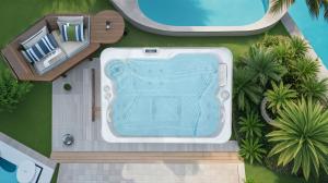 Wholesale Outdoor Spa Relax Pool Garden Leisure Massage Hot Tub from china suppliers