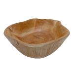 Antique Wooden Cooking Utensils Custom Logo Salad Cooking Cedar Wood Bowl