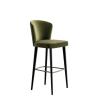 Buy cheap ISO14001 Fabric Covered Dining Chairs Rustproof High Stools For Kitchen Island from wholesalers