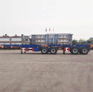 Wholesale Tri Axle Interlink 40 Foot 60t Container Trailer Chassis from china suppliers