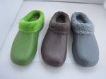 Winter Anti Slip Removable Fleece Lined Garden Clogs