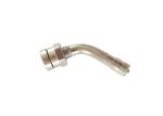 O Ring Nickel Plated Clamp In Valve Stem , Brass Tire Valve TR543D For Trucks