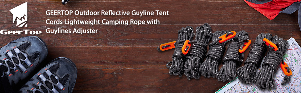 Nylon Polyester 100g Reflective Tent Guy Lines