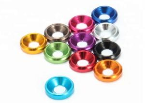 Wholesale Colorful Anodized Aluminium Plain Washer / Spherical Washer DIN 6319 Standard from china suppliers