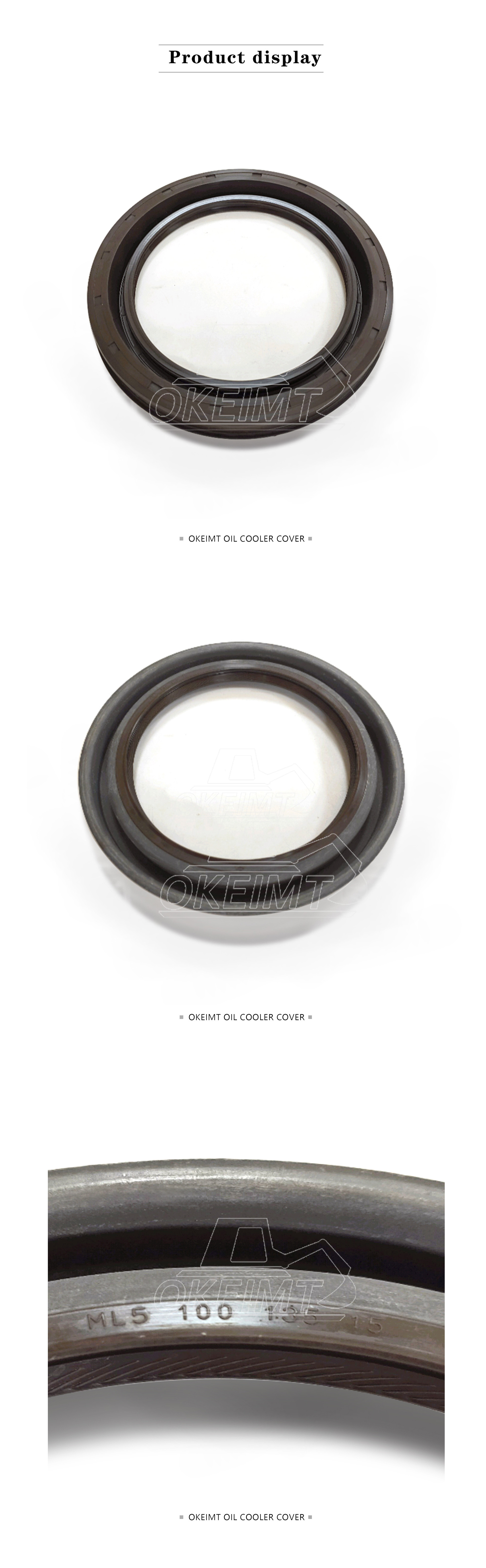 AH4079R 100*135*15 Crankshaft Rear Oil Seal For Engine DB58 6BG1T Excavator Engine Seal