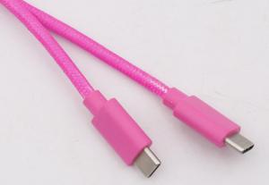 Wholesale Rainbow Wire Braided Usb Cell Phone Cable Usb 2.0 Charging Cable 480Mbps from china suppliers