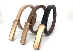 Wholesale Smooth Buckle Thin 1.5cm Women's Fashion Leather Belts from china suppliers