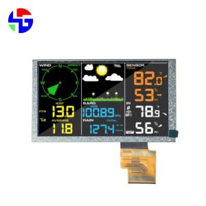 Wholesale 6.2 Inch TFT Car Display RGB Interface 800x480 Resolution 1000cd/M2 from china suppliers