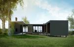 Prefab Steel Frame Luxury Prefabricated Houses Uruguay Modern Design Bungalow