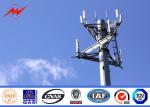 Conical 80FT - 90FT Outdoor 4 Legged Mono Pole Tower Communication Distribution