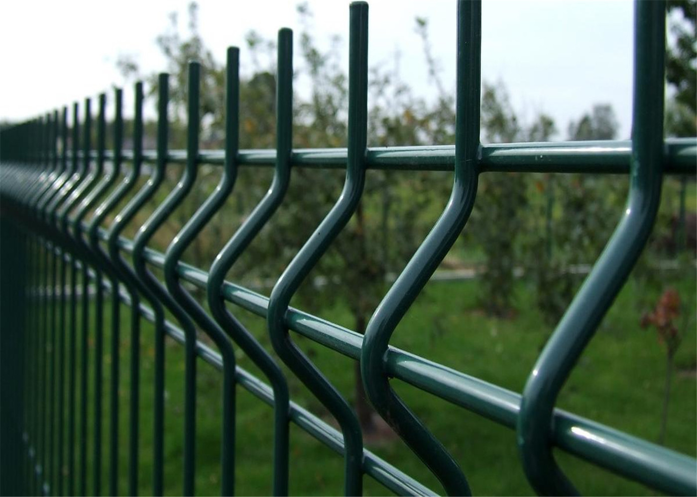Highway Pvc Coated 3d Welded Wire Fence Low Carbon Steel