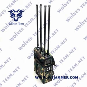 Wholesale Waterproof Backpack 5 Bands 90 Watt UAV Jammer from china suppliers