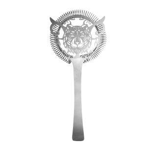 Wholesale Tiger Design Hawthorne Stainless Steel Cocktail Strainer with Durable Spring from china suppliers