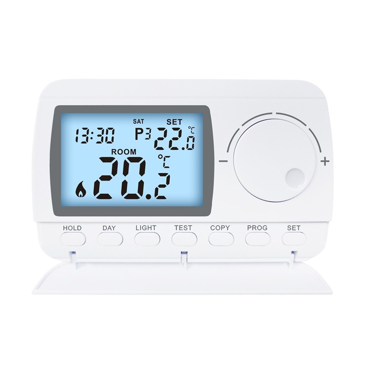Riseem 50Hz Digital RF Wireless Gas Boiler Home Thermostat 0.5 Degree For HVAC System