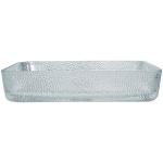 330mm 460mm Bathroom Wash Basin Table Top Shallow Glass Die Casting Crystal