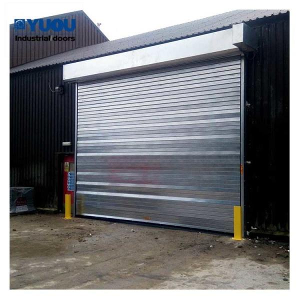 Blast Proof Steel Roller Shutter Door 380V Heavy Duty Roll Up Doors 12 Level