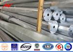 35FT 127-248mm Tubular Steel Poles 2.75 / 3mm Thick Hot Dip Galvanized