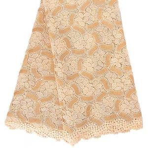 Wholesale Latest hot african quality water soluble lace fabric for fashion dress / garment / suit from china suppliers