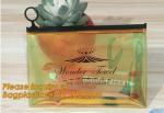 Holographic Color Bag Neon Bag Clear Pvc Cosmetic Make Up Bag In Rainbow