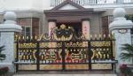 European Custom Wrought Iron Doors Decorative Metal Garden Gates For Villa