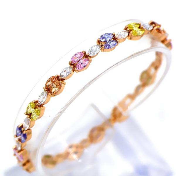 Classic 18K Gold Plated Cubic zirconia Bracelet & bangles factory wholesale high