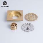 Chrome Plated 4'' ODM Bathroom Floor Drain Strainer