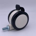 Noise Reducing Caster Wheels Medical equipment Screw Twin Wheels 3 Inch