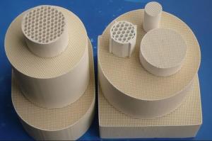 Wholesale 300 Cpsi Ceramic Catalyst Filter Catalytic Converter Honeycomb 101.6mm from china suppliers