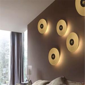 Wholesale Creative Art Disc Hollow Metal Wall Lamp Hotel Bedroom Bedside New Earth led wall light(WH-OR-226) from china suppliers