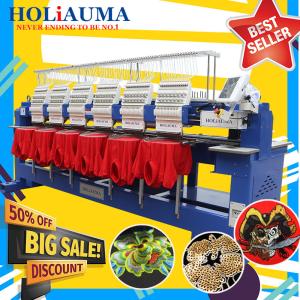 Wholesale Best dahao A18 system 15 needle 400*450mm 6 head embroidery machine hot sell cap t-shirt flat 3d logo embroidery machine from china suppliers