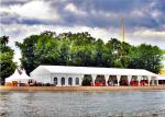 Waterproof High Peak 12m * 36m Clear Span Tent For Garden Party Fire Resistant