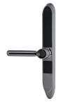 IP65 Antifreezing Aluminum Frame Fingerprint Glass Door Smart Lock